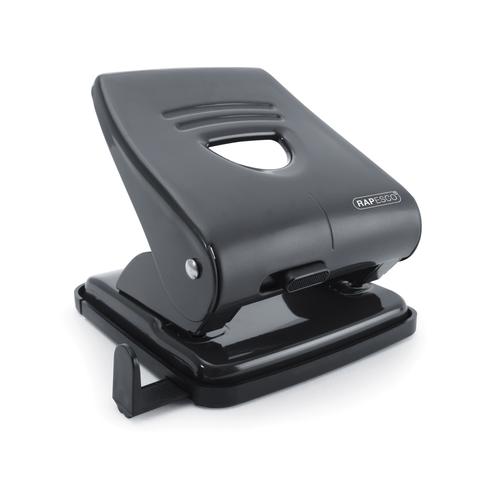 Rapesco 827 2 Hole Metal Punch Black 30 Sheets Pf827ab1 Fusion Office