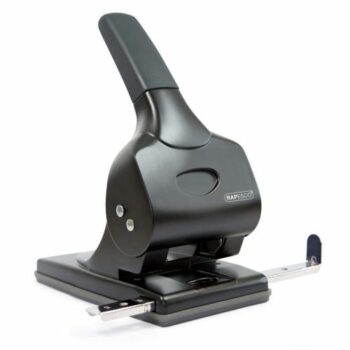 Rapesco Alu 65 2 Hole Metal Punch 65 Sheets Black 1015 Fusion Office