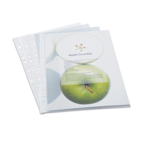 Rapesco Eco Punched Pockets A4 Clear Pack 100 1104 Fusion Office