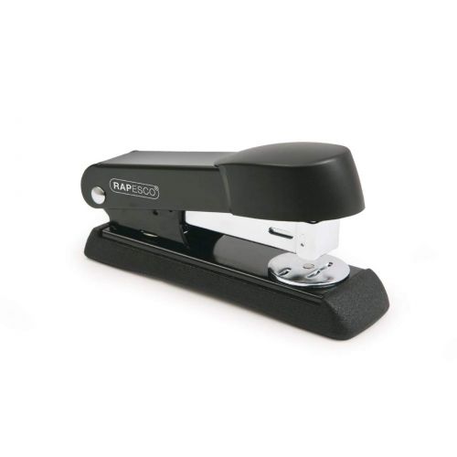 Rapesco Minno Half Strip Stapler 20 Sheets Black A52600b3 Fusion Office