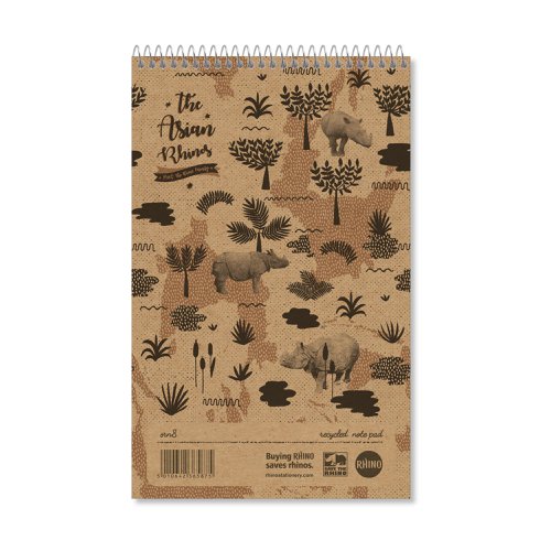 Rhino 200x127mm Recycled Shorthand Notebooks Lined Pack 10 Srn8 Fusion Office