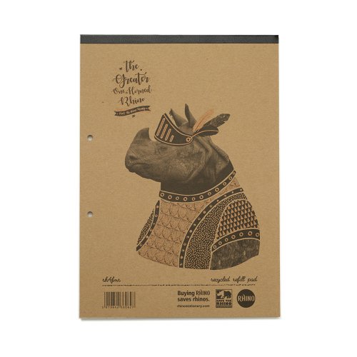 Rhino A4 Recycled Refill Pads Lined With Margin Pack 5 Rh4fmr Fusion Office