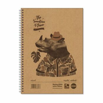 Rhino A4 Recycled Twinwire Notebooks Lined Pack 5 Srtwa4 Fusion Office