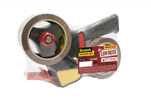 Scotch Heavy Duty Pistol Grip Dispenser 2 Rolls Low Noise Tape 7000095632 Fusion Office