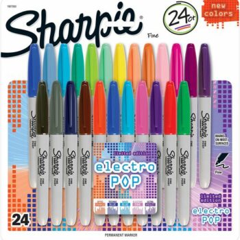 Sharpie Permanent Markers Assorted Pack 24 2065405 Fusion Office
