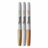 Sharpie Permanent Markers Fine Tip Assorted Metallic Colours Pack 3 1986006 Fusion Office