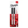 Sharpie Permanent Markers Ultra Fine Black Pack 2 1985878 Fusion Office