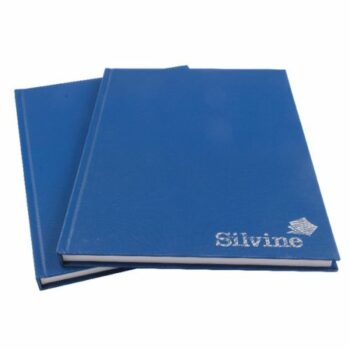 Silvine A4 High Quality Hardback Casebound Notebooks Blue Pack 6 Cba4 Fusion Office