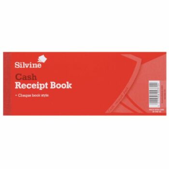 Silvine Cheque Book Style Receipt Books 80x202mm Pack 36 233 Fusion Office