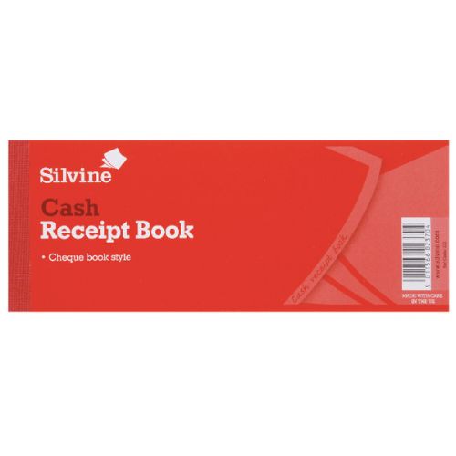 Silvine Cheque Book Style Receipt Books 80x202mm Pack 36 233 Fusion Office
