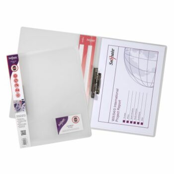 Snopake Clamp Binders A4 Clear Pack 10 12772 Fusion Office