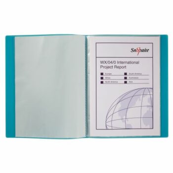 Snopake Display Books A4 24 Pockets Electra Assorted Pack 10 12219 Fusion Office