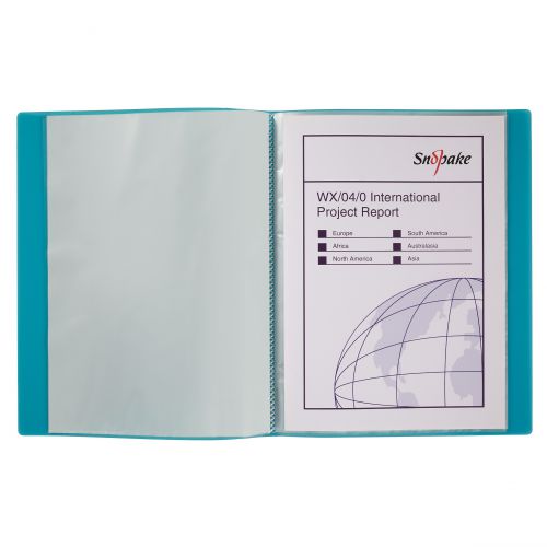 Snopake Display Books A4 24 Pockets Electra Assorted Pack 10 12219 Fusion Office