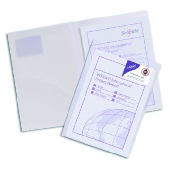 Snopake Twinfile Files A4 Clear Pack 5 14030 Fusion Office