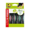 Stabilo Green Boss Pastel Highlighters Chisel Assorted Pack 4 6070 4 2 Fusion Office