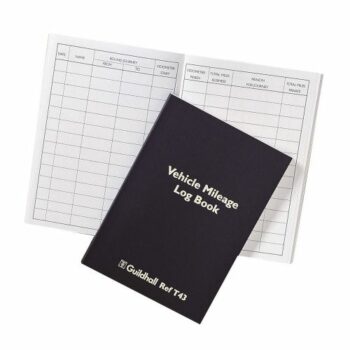 Guildhall Vehicle Mileage Book 149x104mm Black - T43Z