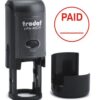 Trodat Printy 46019 Self Inking Word Stamp Paid 19mm Diameter Red Ink 54291 Fusion Office