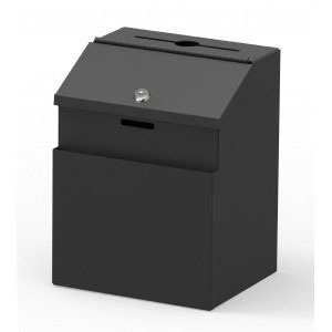 Twinco Metal Suggestion Ballot Charity Box Tw52111 Fusion Office