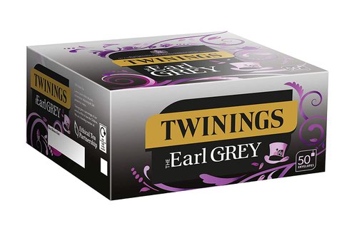 Twinings Earl Grey Tea Bags Individually Wrapped Pack 50 Nwt036 Fusion Office