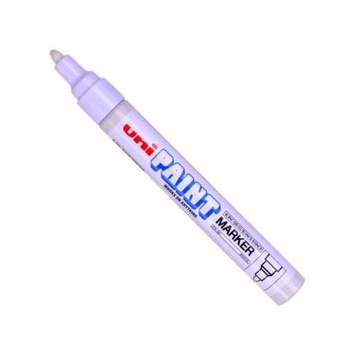 Uni Ball Px 20 Paint Markers Medium Bullet Tip White Pack 12 545491000 Fusion Office