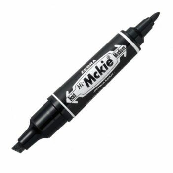 Zebra Mckie Double Ended Bold Permanent Markers 2mm 6mm Pack 10 50251 Fusion Office