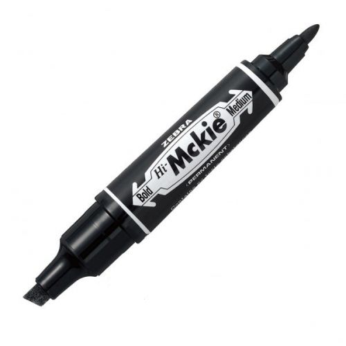 Zebra Mckie Double Ended Bold Permanent Markers 2mm 6mm Pack 10 50251 Fusion Office