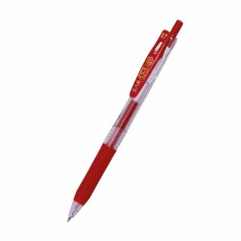 Zebra Sarasa Clip Eco Gel Pens Medium Point Red Pack 12 14323 Fusion Office