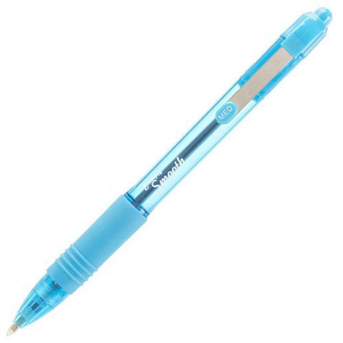 Zebra Z Grip Smooth Rectractable Ballpoint Pens Blue Pack 12 22562 Fusion Office