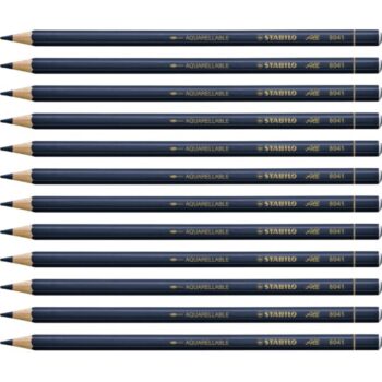 Stabilo All 8041 Blue Chinagraph Pencils - Pack 12