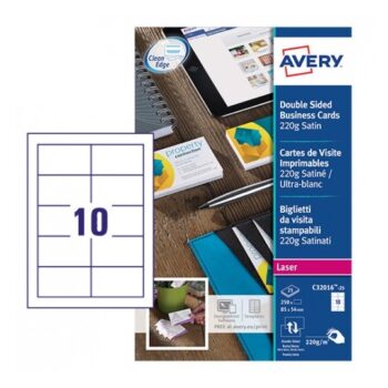 Business Cards A4 Sheet
