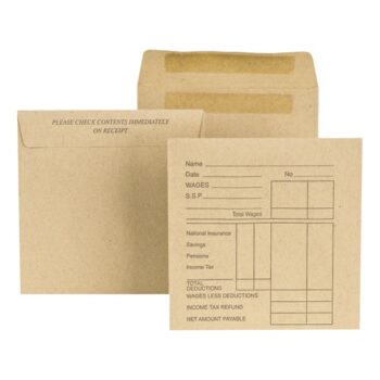 Wage Envelopes