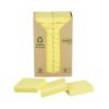 3M 653-1T Post-it Recycled Notes 38x51mm Canary Yellow Pack 24 7100172247