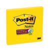 3M 654-S6 Post-it Super Sticky Notes 76x76mm Ultra Yellow Pack 6 7100174970