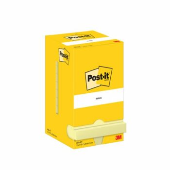 3M Post-it Sticky Notes 76x76mm Canary Yellow - Pack 12 7100290160