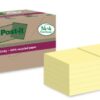 3M Post-it Super Sticky Recycled Notes 76x76mm Yellow - Pack 18 7100284878