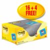 3M Post-it Notes 38x51mm Canary Yellow 7100172332 - Pack 16 + 4 FREE
