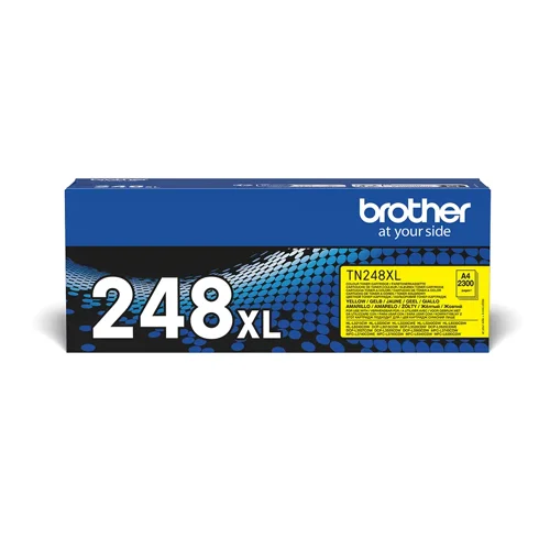 Brother TN-248YXL Yellow High Yield Toner Cartridge TN248YXL