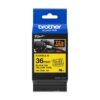 Brother TZE-FX661 P-Touch Black On Yellow FlexibleID Label Tape 36mm x 8m TZEFX661