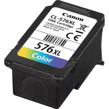 Canon CL-576XL High Capacity Cyan Magenta Yellow Inkjet Cartridges 5441C001