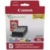 Canon CLI-581XL Black & Colour High Yield Inkjet Cartridges + Paper 2052C006
