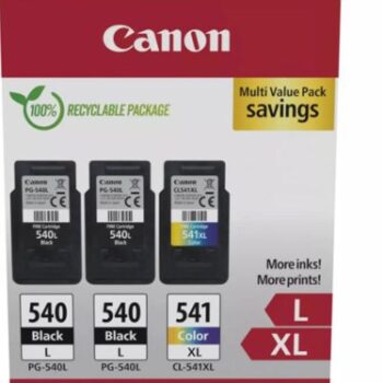 Canon PG-540/C541 Black & Colour High Yield Inkjet Cartridges 5224B017