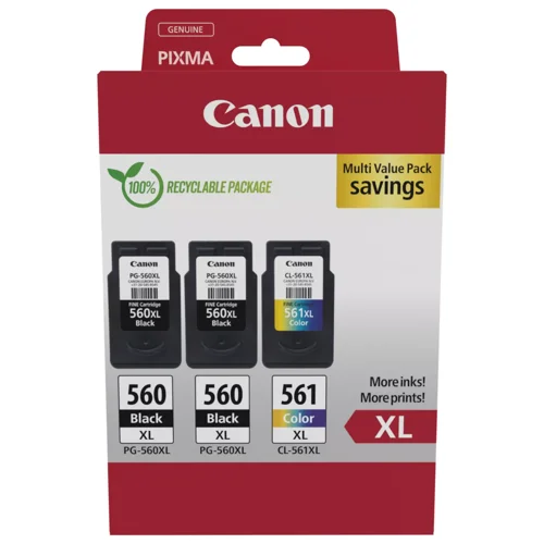Canon PG-560 Black & Colour Inkjet Cartridges 3712C009