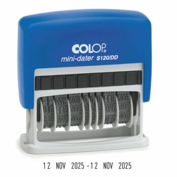 Colop S120/DD Double Dater Self Inking Stamp 131983