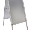 Deflecto A1 Aluminium A-Frame Pavement Board with Snap Frame Silver PPA110S