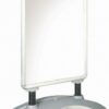 Deflecto A1 Pavement Display Stand with Snap Frame Silver Effect PPA100S