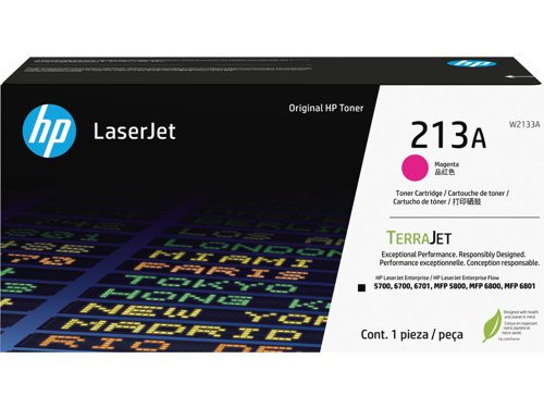 HP 213A Magenta Original Laserjet Toner Cartridge W2133A