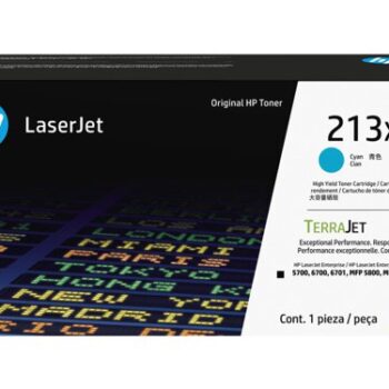 HP 213X High Yield Cyan Original Laserjet Toner Cartridge W2131X
