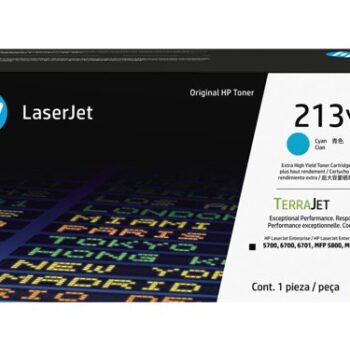 HP 213Y Extra High Yield Cyan Original Laserjet Toner Cartridge W2131Y