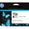 HP 728 Matte Black DesignJet Ink Cartridge 130ml 3WX25A