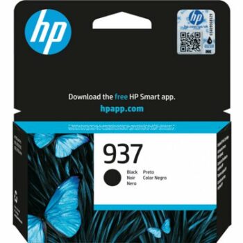 HP 937 Black Original Ink Cartridge 4S6W5NE
